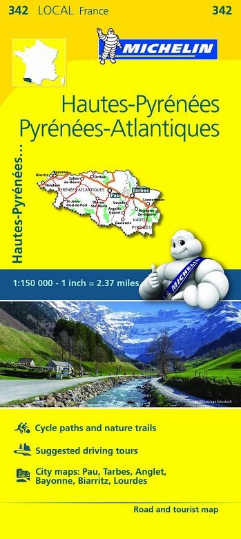 HAUTES-PYRENEES, PYRENEES-ATLANTIQUES : MAPA 342 | 9782067210738 | VARIOS AUTORES