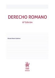 DERECHO ROMANO 6ª EDICIÓN | 9788413977706 | PANERO, RICARDO
