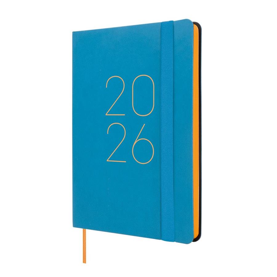AGENDA ENQUADERNADA ANUAL LISA F4 SVH 2026 BLAU | 8422952406051