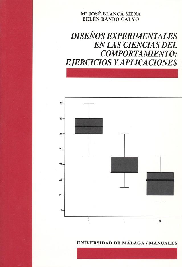 DISEÑOS EXPERIMENTALES EN LAS CIENCIAS DEL COMPORTAMIENTO | 9788497470681 | BLANCA MENA, Mª JOSÉ / RANDO CALVO, BELÉN