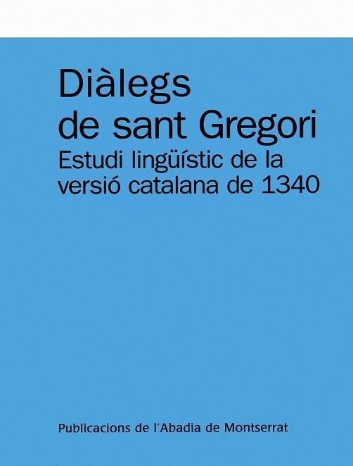 DIÀLEGS DE SANT GREGORI | 9788484159674 | ALEGRE I URGELL, MONTSERRAT