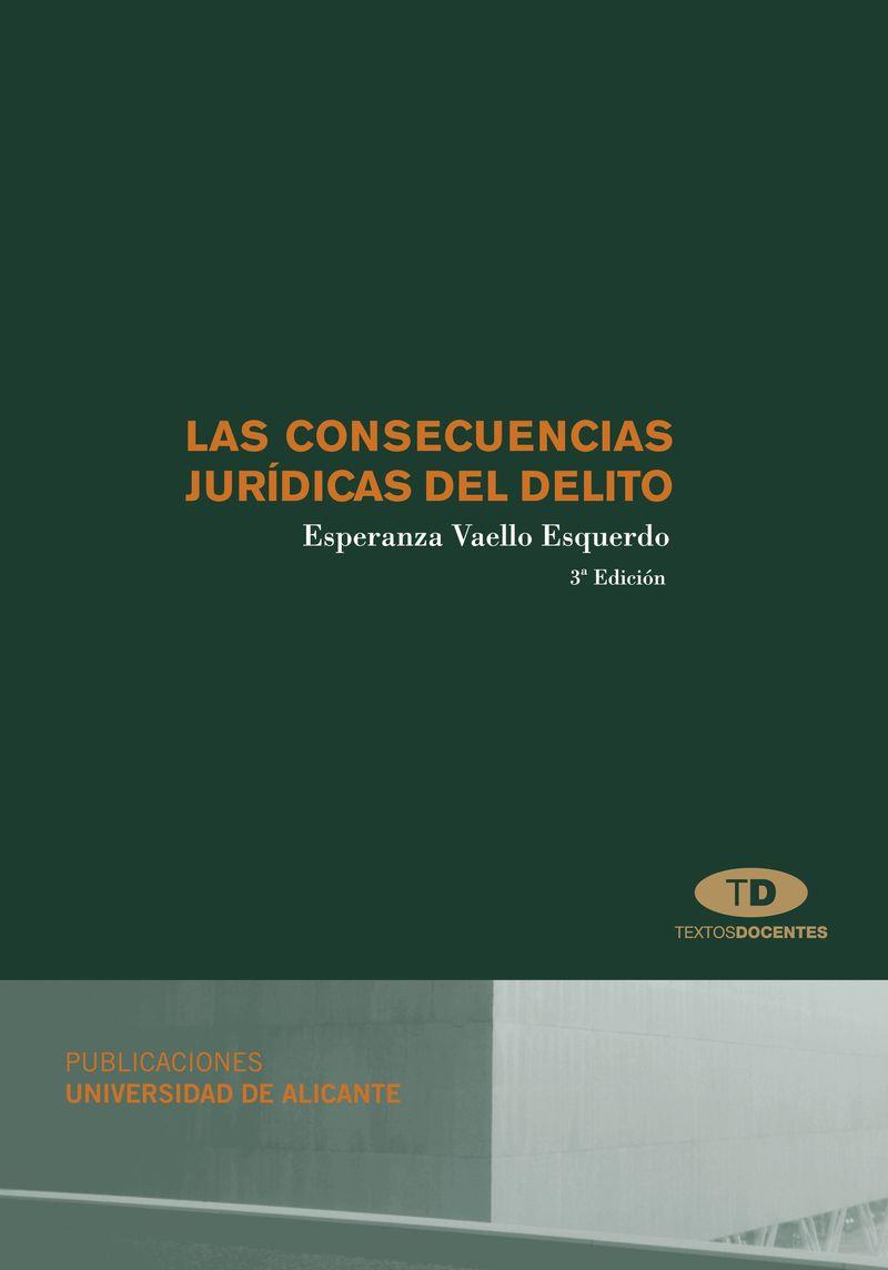 CONSECUENCIAS JURÍDICAS DEL DELITO, LAS | 9788497171328 | VAELLO ESQUERDO, ESPERANZA