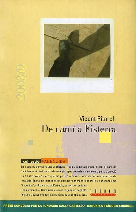 DE CAMÍ A FISTERRA | 9788481314533 | PITARCH ALMELA, VICENT