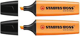 RETOLADOR FLURESCENT STABILO TARONJA | 4006381333672