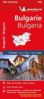 BULGARIA : MAPA 739 | 9782067173767