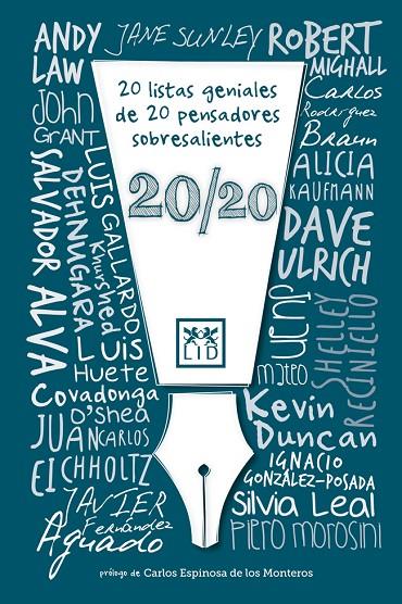 20 LISTAS GENIALES DE 20 PENSADORES SOBRESALIENTES 20/20 | 9788483568903 | ELOSUA DE JUAN, MARCELINO