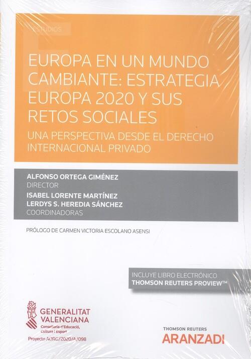 EUROPA EN UN MUNDO CAMBIANTE : ESTRATEGIA EUROPA 2020 Y SUS RETOS SOCIALES | 9788413454191