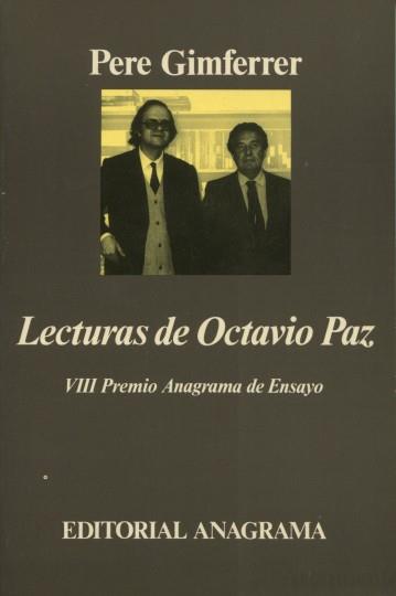 LECTURAS DE OCTAVIO PAZ | 9788433900593 | GIMFERRER, PERE