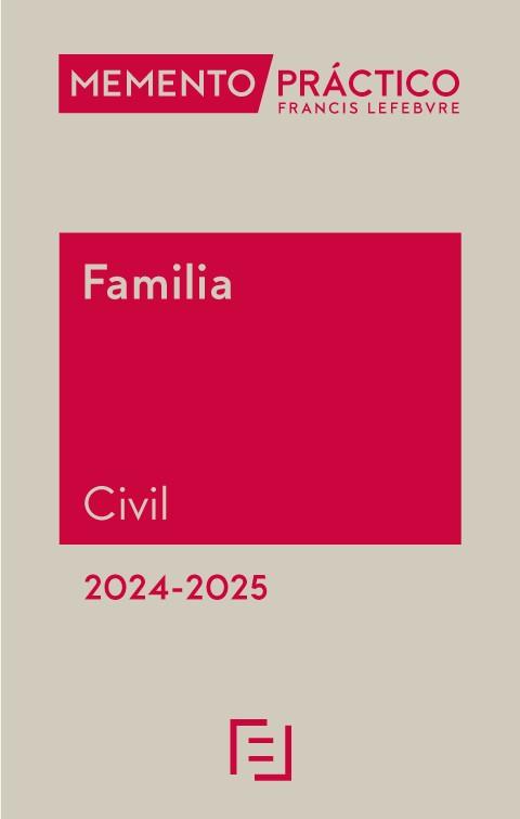 MEMENTO PRACTICO FAMILIA CIVIL 2024 - 2025 | 9788419896902 | LEFEBVRE-EL DERECHO