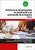 GESTION DE LA DOCUMENTACION DE CONSTITUCION Y DE CONTRATACIÓN | 9788413661483 | GARCIA PRADO, ENRIQUE