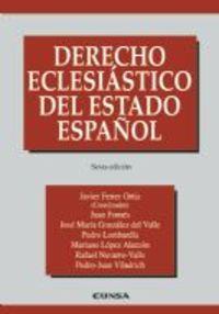 DERECHO ECLESIÁSTICO DEL ESTADO ESPAÑOL | 9788431324964 | FERRER ORTIZ, JAVIER