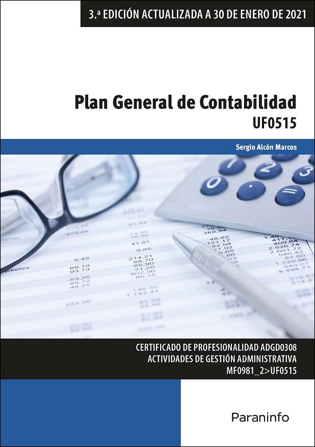 PLAN GENERAL DE CONTABILIDAD UF0515 | 9788428345095 | ALCON MARCOS, SERGIO