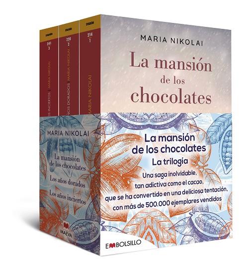 TRILOGIA MANSIÓN DE LOS CHOCOLATES (PACK) | 9788418185595 | NIKOLAI, MARIA