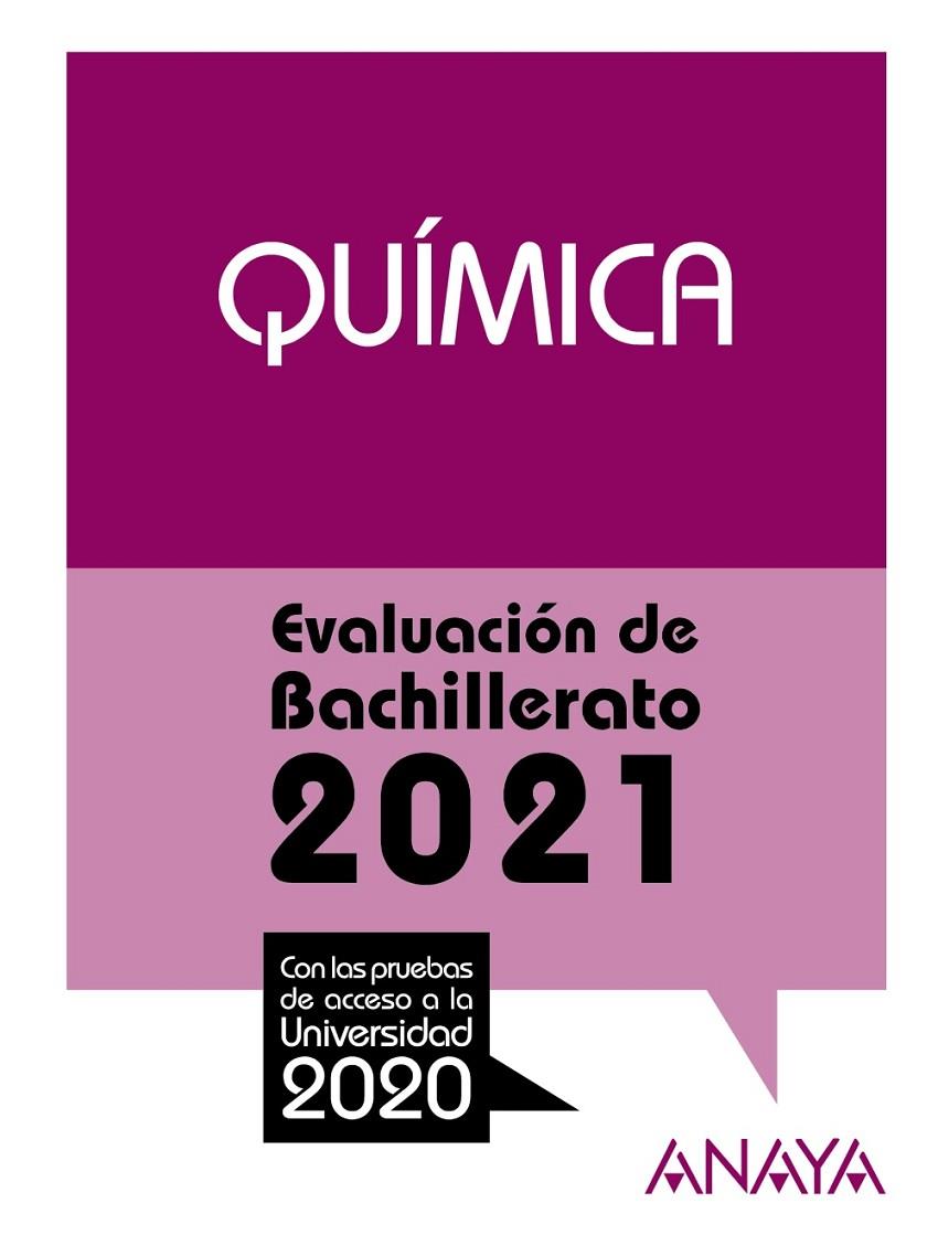 QUIMICA EVALUACIÓN DE BACHILLERATO 2021 | 9788469885307 | FERNANDEZ FEAL, FRANCISCA ESTER