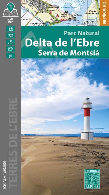 PARC NATURAL DEL DELTA DE L'EBRE - SERRA DE MONTSIÀ : MAPA-GUIA [2024] | 9788480909983