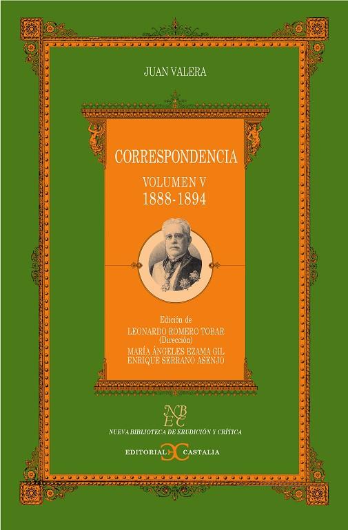 CORRESPONDENCIA. VOLUMEN V. (1888-1894) | 9788497400442 | VALERA, JUAN