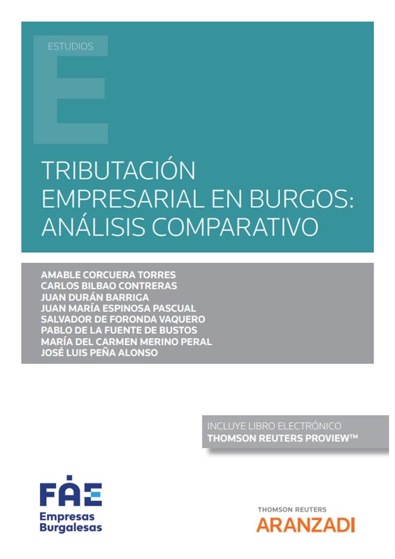 TRIBUTACION EMPRESARIAL EN BURGOS. ANALISIS COMPARATIVO | 9788411242431 | CORCUERA TORRES, AMABLE