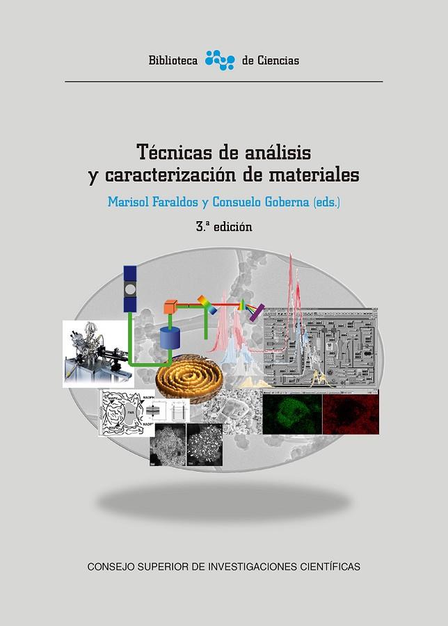 TÉCNICAS DE ANÁLISIS Y CARACTERIZACIÓN DE MATERIALES (3ª ED.) | 9788400108601