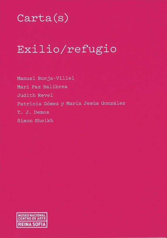 CARTA(S). EXILIO/REFUGIO | 9788480265836