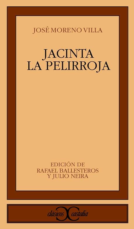 JACINTA LA PELIRROJA | 9788470398674 | MORENO VILLA, JOSÉ