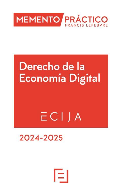 DERECHO DE LA ECONOMIA DIGITAL 2024-2025 | 9788419896711 | LEFEBVRE-EL DERECHO