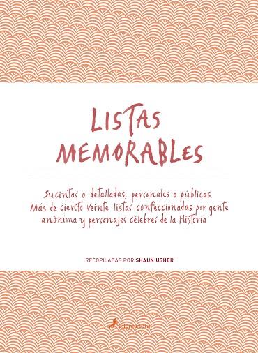 LISTAS MEMORABLES | 9788498387179 | USHER, SHAUN