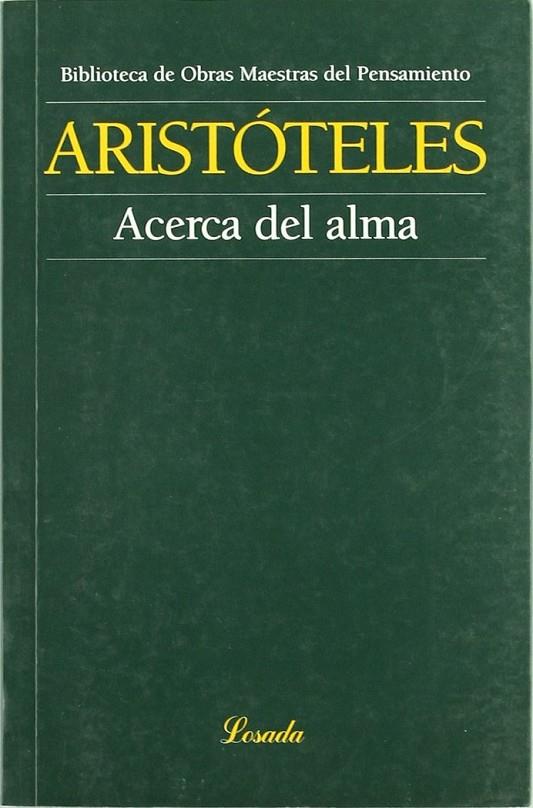 ACERCA DEL ALMA | 9789500393065 | ARISTOTELES
