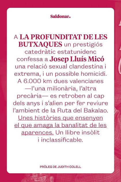 PROFUNDITAT DE LES BUTXAQUES, LA | 9788419571069 | MICO, JOSEP LLUIS