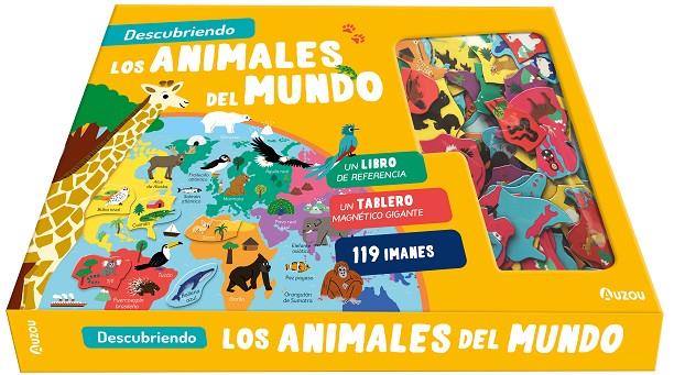 DESCUBRIENDO LOS ANIMALES DEL MUNDO. TABLERO MAGNETICO | 9791039530941 | BILLIOUD, JEAN-MICHEL