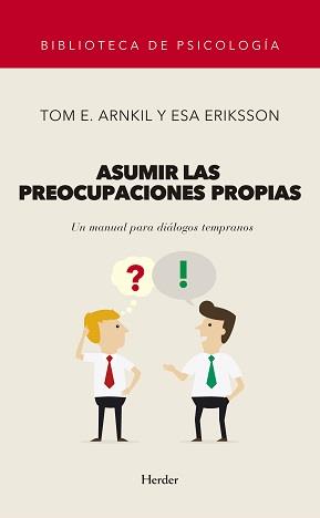 ASUMIR LAS PREOCUPACIONES PROPIAS | 9788425445705 | ARNKIL,TOM ERIK / ERIKSSON, ESA