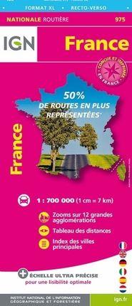 FRANCE FORMAT XL : MAPA IGN [2020] | 9782758549055