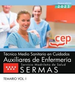 TECNICO SANITARIO CUIDADOS AUXILIARES ENFERMERIA SERMAS. TEMARIO I | 9788419852557