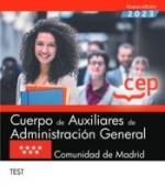 CUERPO DE AUX DE AMINISTRACION GENERAL TEST COMUNIDAD DE MADRID | 9788410018815