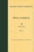 OBRAS COMPLETAS MORENTE TOMO II, PARTE 1 | 9788476584996 | GARCIA MORENTE, MANUEL