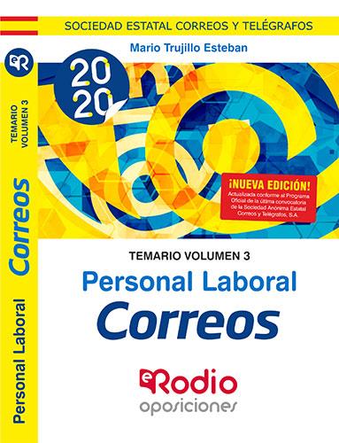 CORREOS. PERSONAL LABORAL. TEMARIO VOLUMEN 3 | 9788418331190 | TRUJILLO ESTEBAN, MARIO JOSÉ