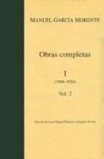 OBRAS COMPLETAS MORENTE TOMO I, PARTE 2 | 9788476584989 | GARCIA MORENTE, MANUEL