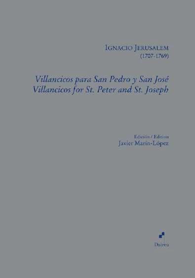 VILLANCICOS PARA SAN PEDRO Y SAN JOSÉ / VILLANCICOS FOR ST. PETER AND ST. JOSEPH | 9788412326543 | MARÍN LÓPEZ, JAVIER