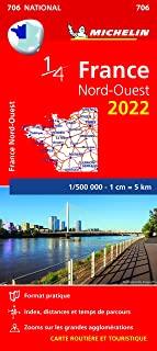 FRANCE NORD-OUEST : MAPA 706 | 9782067253773