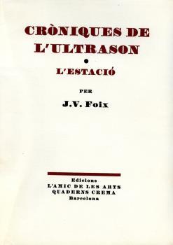 CRONIQUES DE L'ULTRASON | 9788485704767 | FOIX, J. V.