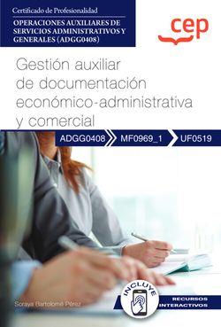 MANUAL GESTION AUXILIAR DE DOCUMENTACION ECONOMICO ADMINISTRATIVA Y COMERCIAL | 9788419675125 | BARTOLOMÉ PÉREZ, SORAYA