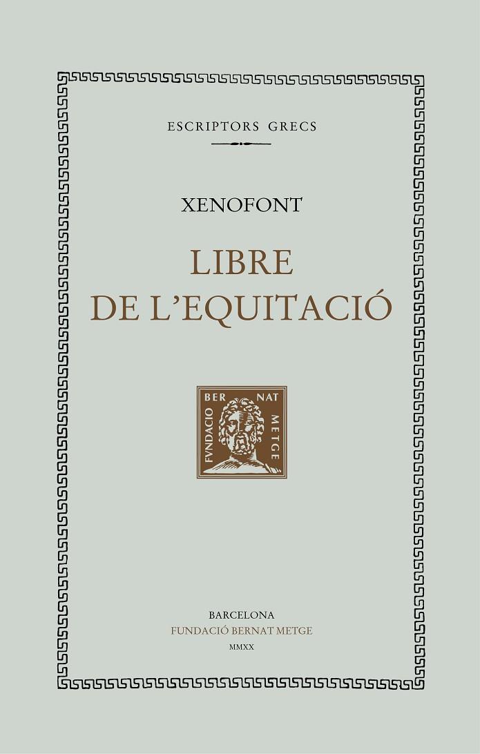 LLIBRE DE L'EQUITACIÓ | 9788498593471 | XENOFONT