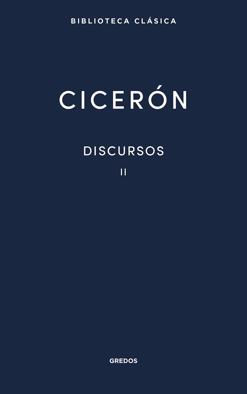 DISCURSOS II | 9788424939267 | CICERÓN, MARCO TULIO