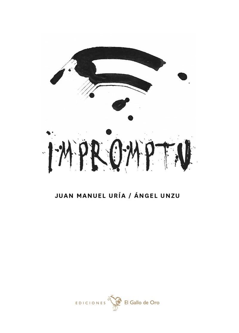 IMPROMPTU | 9788412617658 | UNZU, ÁNGEL / URIA, JUAN MANUEL