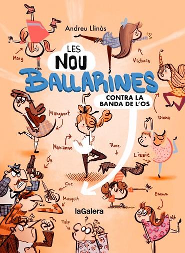 NOU BALLARINES 01, LES. CONTRA LA BANDA DE L'OS | 9788424674465 | LLINÀS DURAN, ANDREU