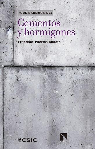 CEMENTOS Y HORMIGONES | 9788400112417 | PUERTAS MAROTO, FRANCISCO