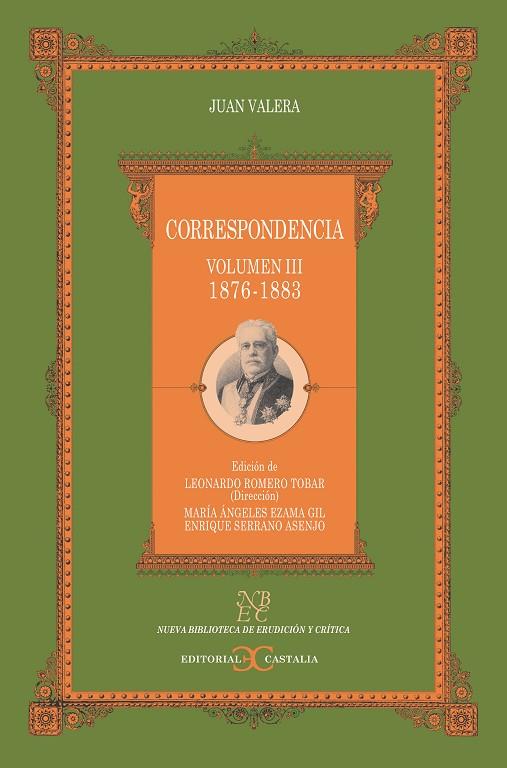 CORRESPONDENCIA. VOLUMEN III (1876-1883) | 9788497400428 | VALERA, JUAN