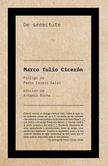 DE SENECTUTE | 9788418236976 | CICERON, MARCO TULIO