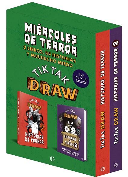 PACK MIÉRCOLES DE TERROR (HISTORIAS DE TERROR 1 Y 2) | 9788413844466 | TIKTAK DRAW