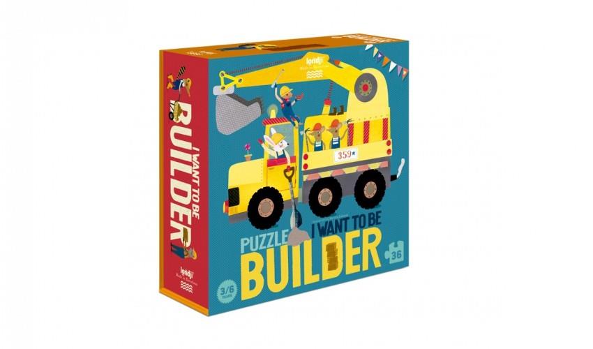 PUZZLE I WANT TO BE... BUILDER 36 PECES | 8436530168736