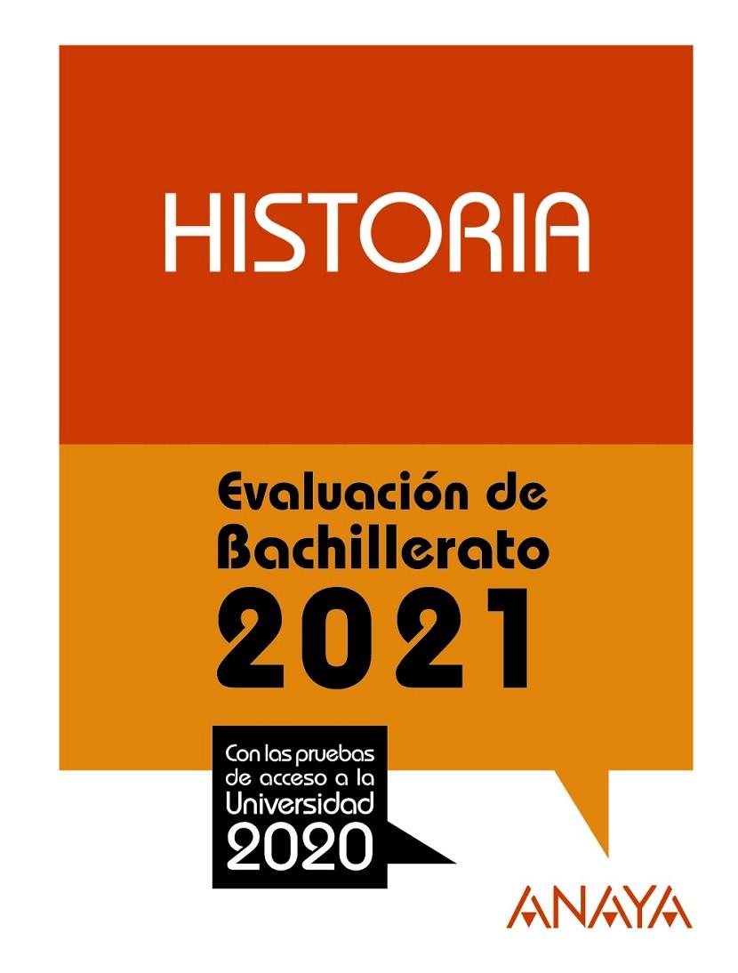 HISTORIA EVALUACIÓN DE BACHILLERATO 2021 | 9788469885253 | FERNÁNDEZ CUADRADO, MANUEL